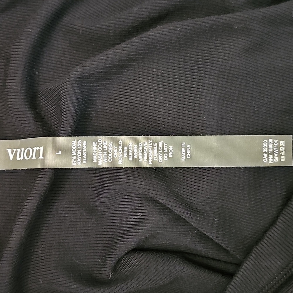 Vuori Women's Long Sleeve Pose Scoop Tee Black Sz L - Picture 11 of 12